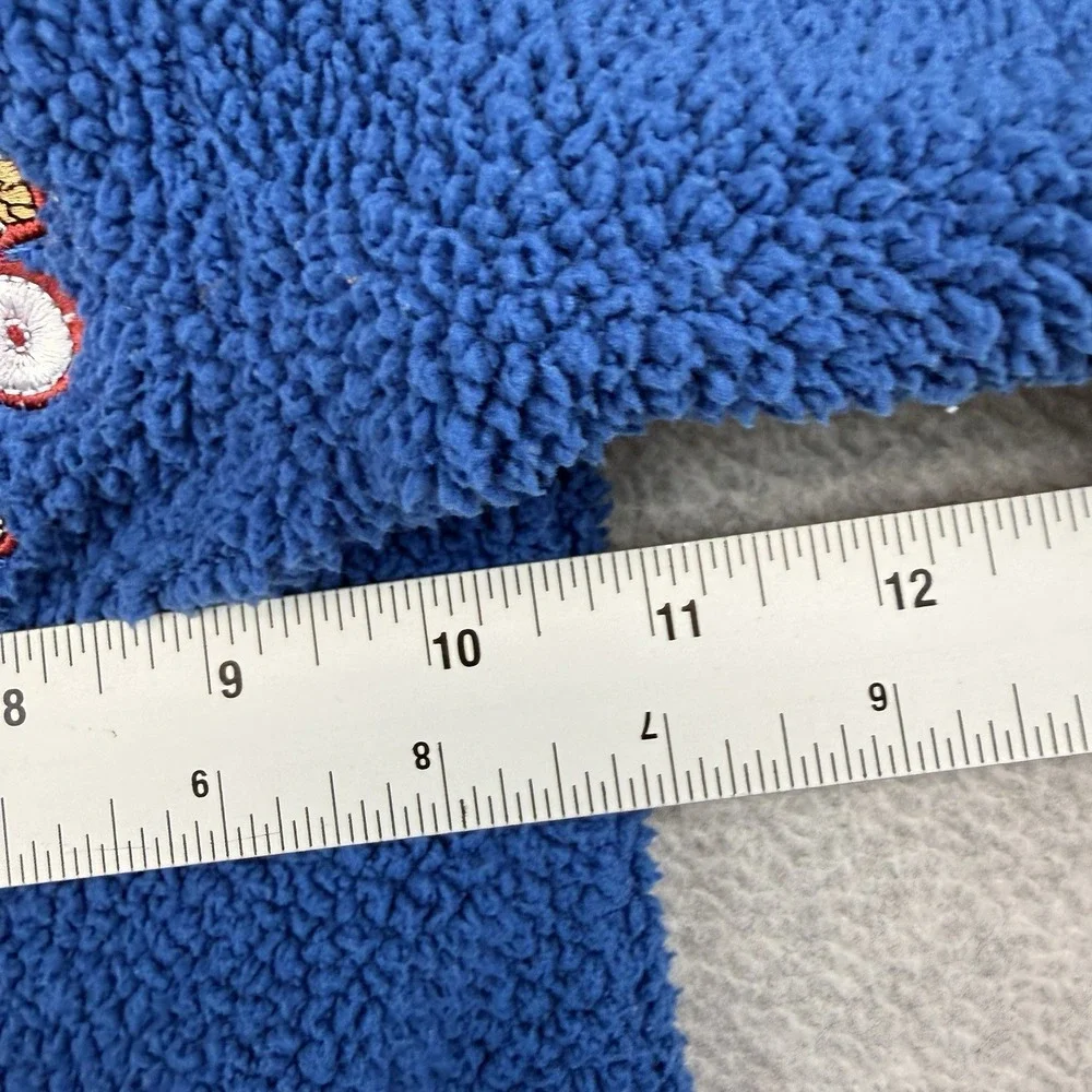 Y2K Go Diego Go Nick‎ Jr Embroidered Onezy Footsie Boys Baby 18M Blue 2008 VTG